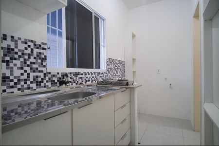 Cozinha de kitnet/studio para alugar com 1 quarto, 25m² em Vila Nova, Novo Hamburgo