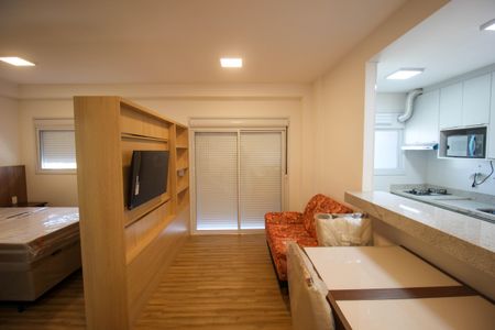 Sala de apartamento para alugar com 1 quarto, 38m² em Jardim Portal da Colina, Sorocaba