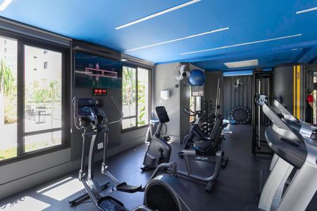 Apartamento à venda com 143m², 4 quartos e 3 vagas Apartamento à venda com 143m², 4 quartos e 3 vagasÁrea comum - Academia