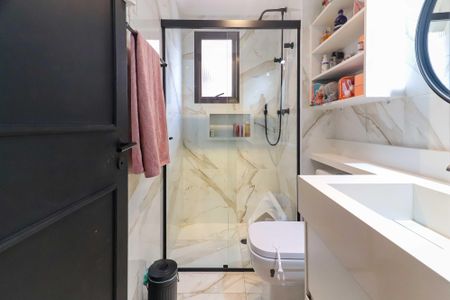 Banheiro Social de apartamento à venda com 3 quartos, 84m² em Jardim das Vertentes, São Paulo