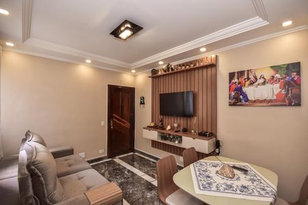 Sala de apartamento à venda com 2 quartos, 56m² em Parque Santos Dumont, Taboão da Serra