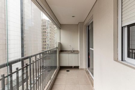 Varanda da Sala de apartamento à venda com 1 quarto, 40m² em Centro Histórico de São Paulo, São Paulo