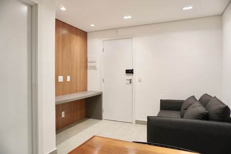 Sala  de apartamento para alugar com 1 quarto, 40m² em Barro Preto, Belo Horizonte