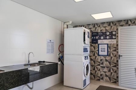 Studio para alugar com 40m², 1 quarto e 1 vaga Studio para alugar com 40m², 1 quarto e 1 vagaLavanderia