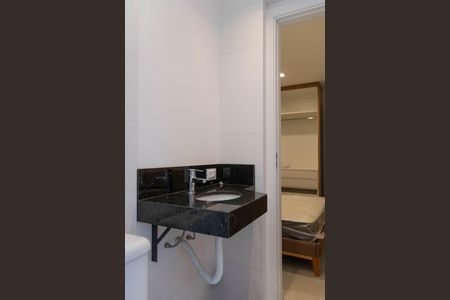 Banheiro da Suíte de kitnet/studio para alugar com 1 quarto, 40m² em Barro Preto, Belo Horizonte