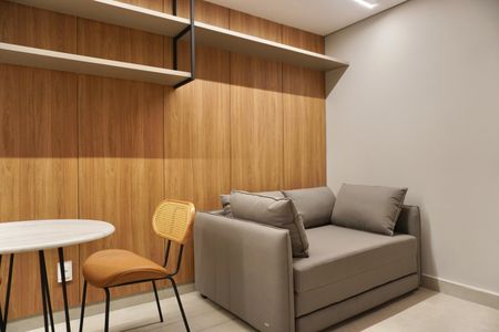 Sala de apartamento para alugar com 1 quarto, 40m² em Barro Preto, Belo Horizonte