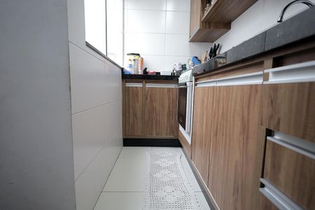 Cozinha de apartamento à venda com 2 quartos, 90m² em Vila Aquilino, Santo André