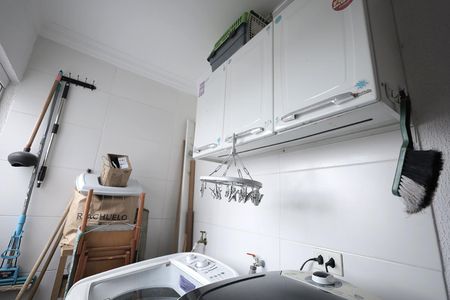 Área de Serviço de apartamento à venda com 2 quartos, 90m² em Vila Aquilino, Santo André