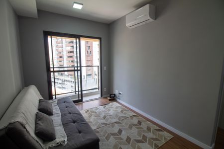 Sala de apartamento para alugar com 1 quarto, 32m² em Jardim das Acacias, São Paulo