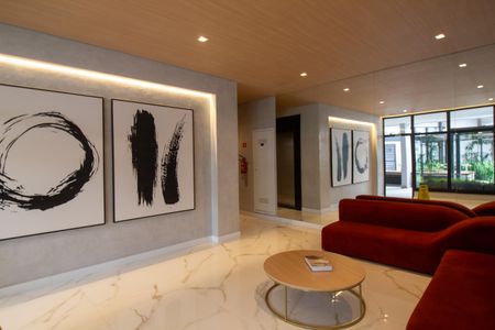 Apartamento para alugar com 32m², 1 quarto e 1 vaga Apartamento para alugar com 32m², 1 quarto e 1 vagaHall Social