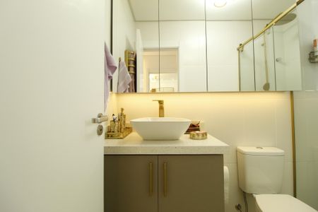 Apartamento à venda com 56m², 1 quarto e 1 vagaBanheiro da Suíte 1