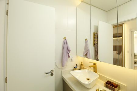 Apartamento à venda com 56m², 1 quarto e 1 vagaBanheiro da Suíte 1