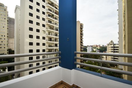 varanda Sala de apartamento para alugar com 1 quarto, 72m² em Vila Madalena, São Paulo