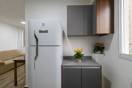 Apartamento para alugar com 35m², 2 quartos e sem vaga Apartamento para alugar com 35m², 2 quartos e sem vagaCozinha e Área de Serviço