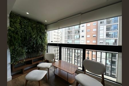 Apartamento para alugar com 64m², 1 quarto e 1 vagaVaranda