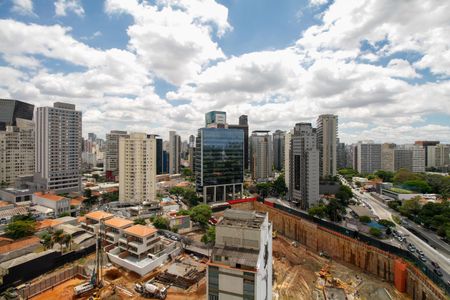 Vista da Suíte de apartamento para alugar com 1 quarto, 27m² em Pinheiros, São Paulo
