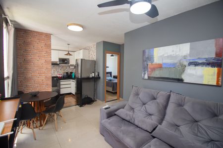 Sala de apartamento para alugar com 2 quartos, 45m² em Empresarial do Mandu, Contagem