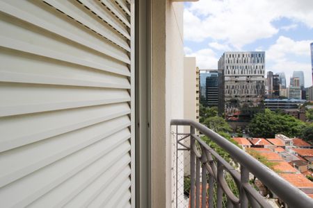 Apartamento para alugar com 51m², 1 quarto e 1 vagaVaranda do Quarto 