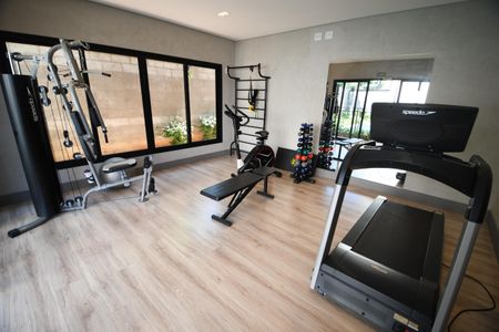 Casa de condomínio à venda com 85m², 2 quartos e 2 vagasÁrea comum - Academia