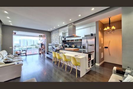 Sala de apartamento à venda com 3 quartos, 87m² em Vila Anastácio, São Paulo