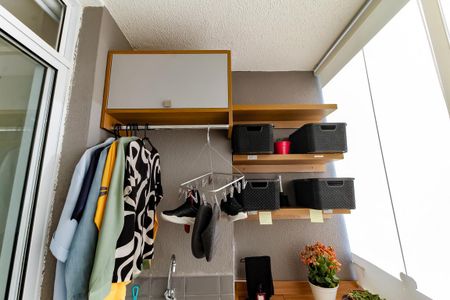 Apartamento à venda com 38m², 1 quarto e 1 vagaDetalhe da area de serviço