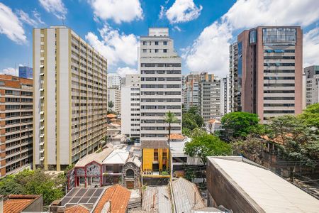 Sala - Vista de apartamento à venda com 3 quartos, 97m² em Cerqueira César, São Paulo