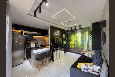 Sala  de apartamento à venda com 1 quarto, 45m² em Nova Piraju, São Paulo