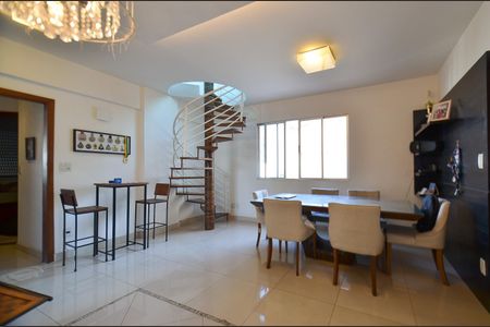 Sala Ambientes de apartamento à venda com 3 quartos, 160m² em Funcionários, Belo Horizonte