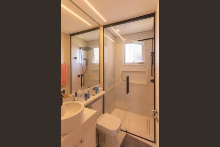 Apartamento à venda com 93m², 3 quartos e 2 vagasBanheiro da Suíte