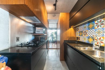 Apartamento para alugar com 70m², 1 quarto e 1 vagaCozinha - Lavanderia Integrada