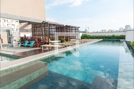 Studio para alugar com 25m², 1 quarto e sem vaga Studio para alugar com 25m², 1 quarto e sem vagaPiscina