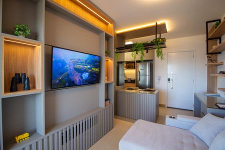 Apartamento para alugar com 47m², 1 quarto e 1 vaga Apartamento para alugar com 47m², 1 quarto e 1 vagaSala