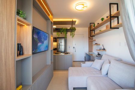 Apartamento para alugar com 47m², 1 quarto e 1 vaga Apartamento para alugar com 47m², 1 quarto e 1 vagaSala