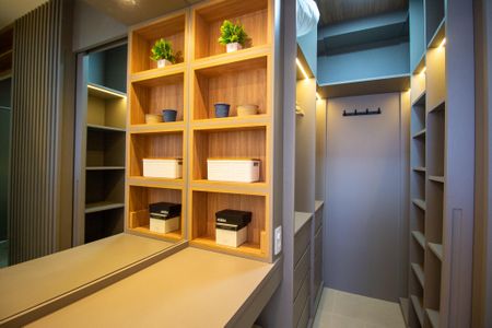 Apartamento para alugar com 47m², 1 quarto e 1 vaga Apartamento para alugar com 47m², 1 quarto e 1 vagaCloset da Suite