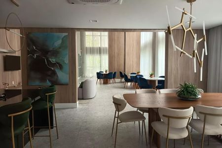 Apartamento para alugar com 44m², 2 quartos e 1 vagaÁrea comum - Salão de festas