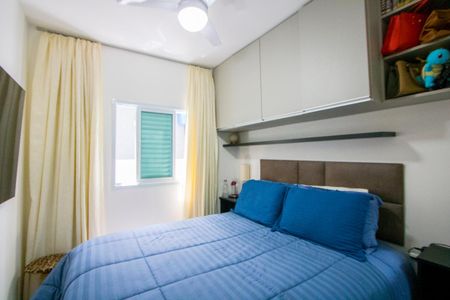 Quarto 1 - Suíte de apartamento à venda com 2 quartos, 59m² em Vila Eldizia, Santo André