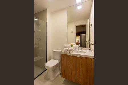 Studio para alugar com 27m², 1 quarto e sem vagaBanheiro 