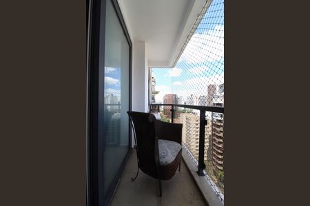 Varanda da Suíte de apartamento à venda com 1 quarto, 126m² em Itaim Bibi, São Paulo