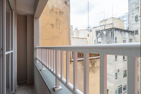 Studio à venda com 21m², 1 quarto e sem vagaVaranda da Sala/Quarto