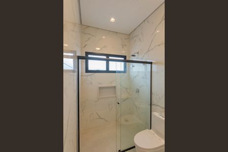 Banheiro da Suíte 1 de casa de condomínio à venda com 3 quartos, 300m² em Jardim America Ii, Campinas