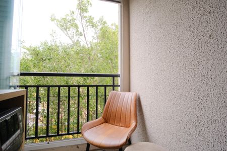 Apartamento à venda com 28m², 1 quarto e sem vagaVaranda