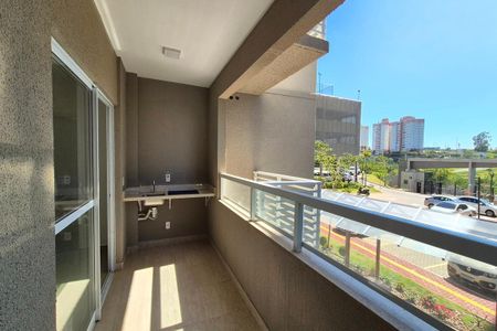 Varanda da Sala  de apartamento para alugar com 2 quartos, 64m² em Loteamento Parque São Martinho, Campinas