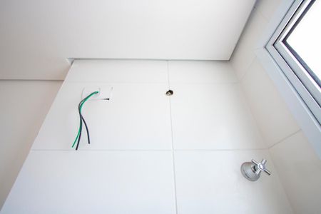 Banheiro de kitnet/studio à venda com 1 quarto, 41m² em Vila Príncipe de Gales, Santo André