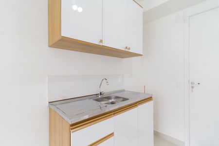 Cozinha de apartamento para alugar com 1 quarto, 26m² em Parque Industrial Tomas Edson, São Paulo