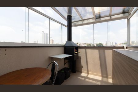 Varanda do Quarto de apartamento para alugar com 1 quarto, 42m² em Vila Guilhermina, São Paulo