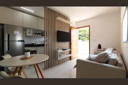 Sala de apartamento para alugar com 1 quarto, 42m² em Vila Guilhermina, São Paulo