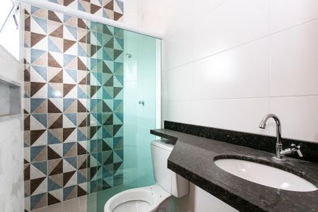 Banheiro de apartamento à venda com 1 quarto, 35m² em Vila Granada, São Paulo