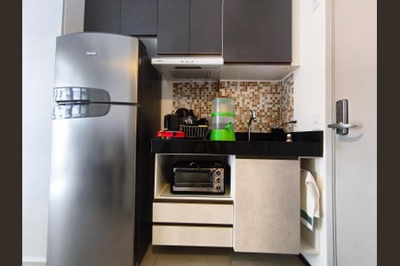 Cozinha de kitnet/studio à venda com 1 quarto, 21m² em Vila Mariana, São Paulo