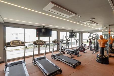 Apartamento para alugar com 49m², 1 quarto e 1 vaga Apartamento para alugar com 49m², 1 quarto e 1 vagaÁrea comum - Academia