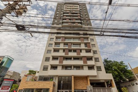 Apartamento para alugar com 49m², 1 quarto e 1 vaga Apartamento para alugar com 49m², 1 quarto e 1 vagaFachada